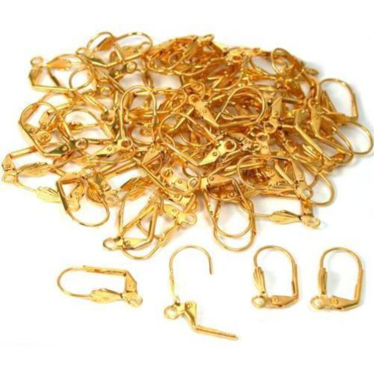 76 Lever Back Earring Wire Perma Gold Parts